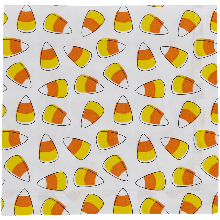 Candy Corn Printed Napkins - Set of 6