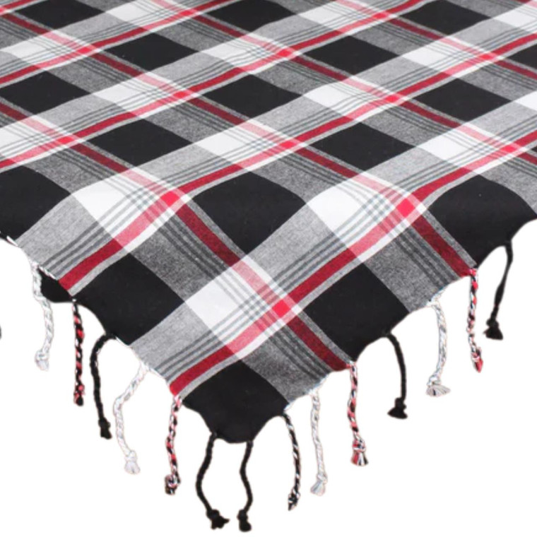 Winter Plaid Table Square - 36x36 - FINAL SALE - NO RETURNS