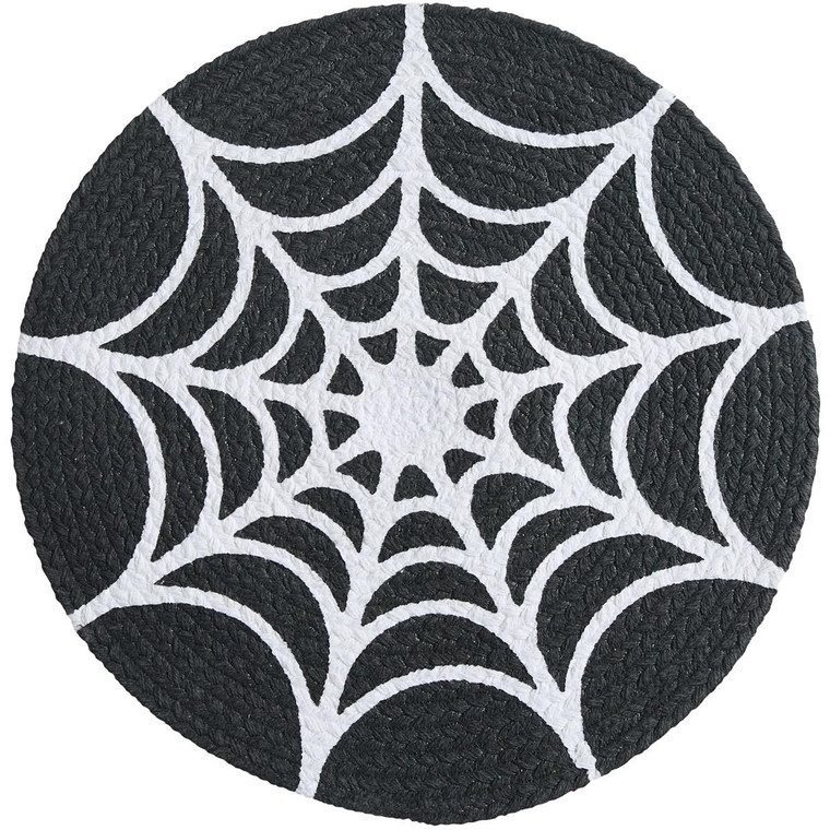 Spider Web Placemats - Round Set of 2 - 762242058088