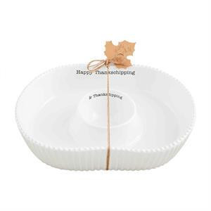 Pumpkin Thanksgiving Chip & Dip Bowl - FINAL SALE - NO RETURNS