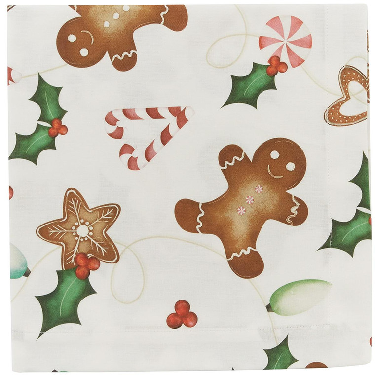 Gingerbread Napkins - Set of 6 - 762242058989