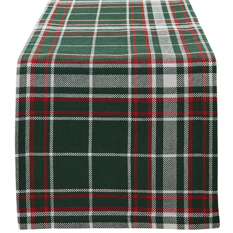 Holiday Spruce Plaid Table Runners -