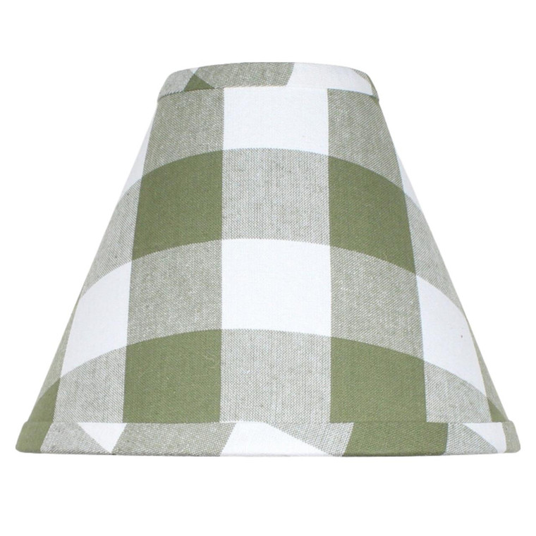 Buffalo Check Sage Lamp Shade - 12" - 648558020189