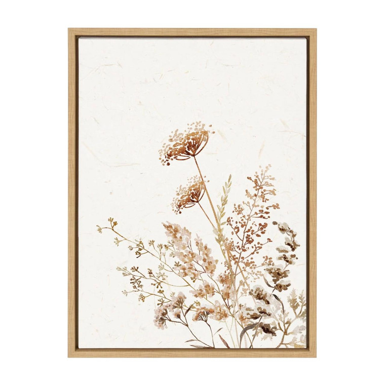 Wildflower Art Canvas - Framed 18x24 - 841173127312