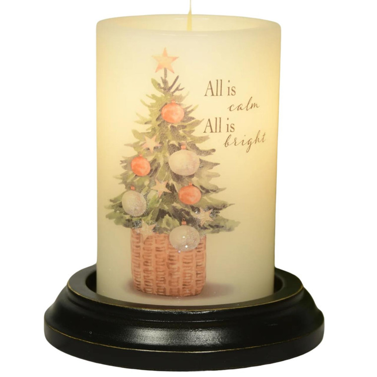 Candle Sleeve - Calm & Bright Tree Vanilla - 400000699455