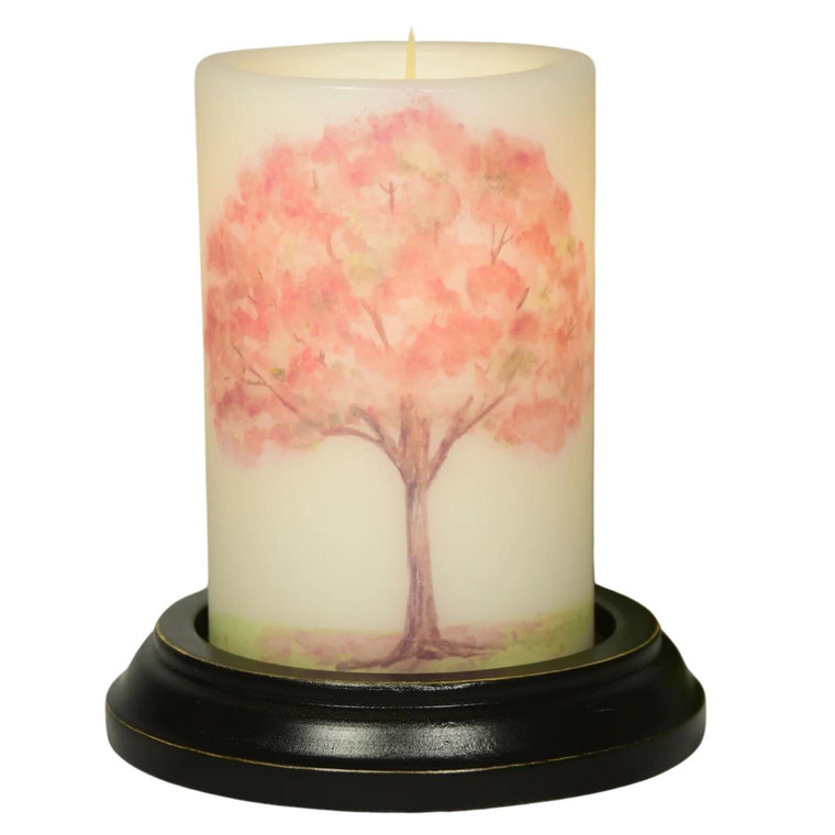 Candle Sleeve - Watercolor Tree Spring Vanilla - 844558070029