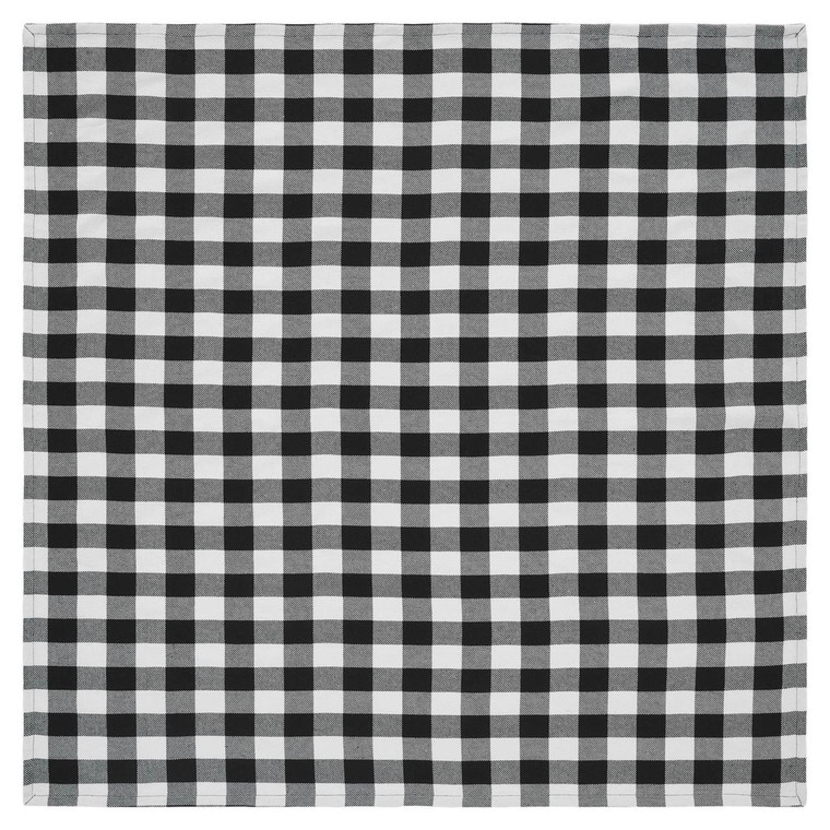 Annie Buffalo Check Black Table Topper - 840233927718