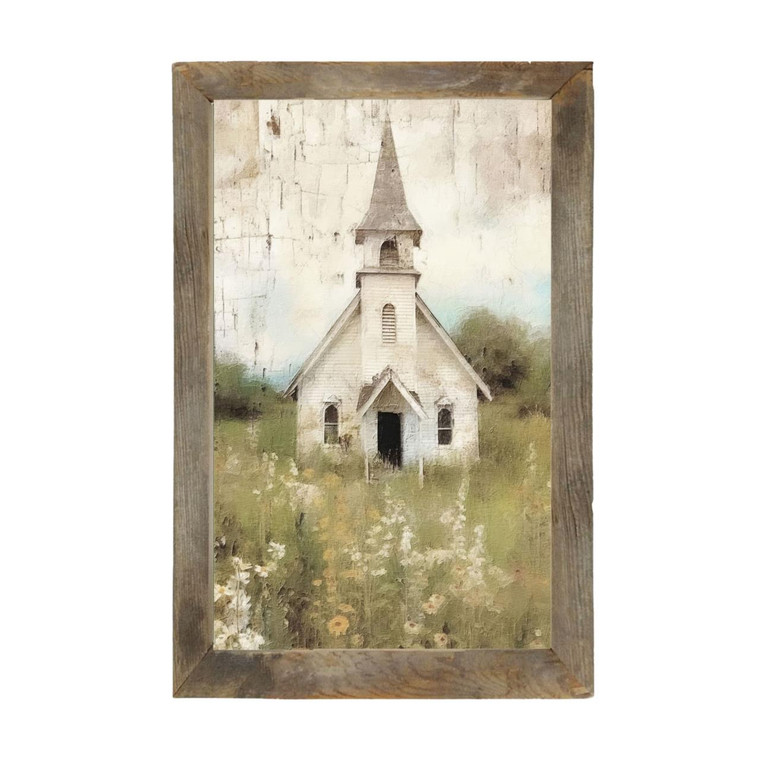 Old Country Church 4 - Natural Frame10x16 - 400000701981