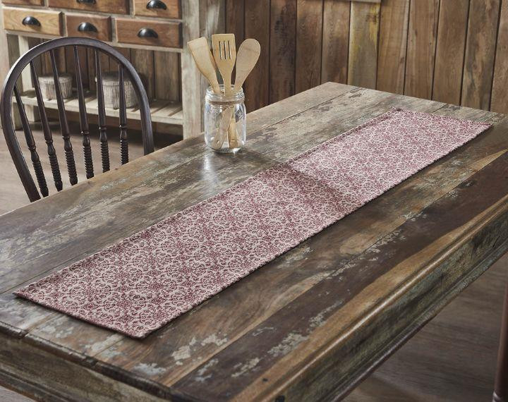 Custom House Burgundy Tan Kitchen & Dining Collection