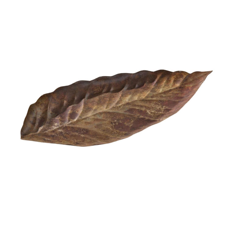 Copper Leaf Tray - Distressed