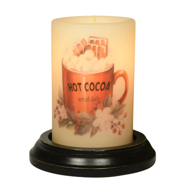 Candle Sleeve - Mrs. Claus Cocoa Antique Vanilla