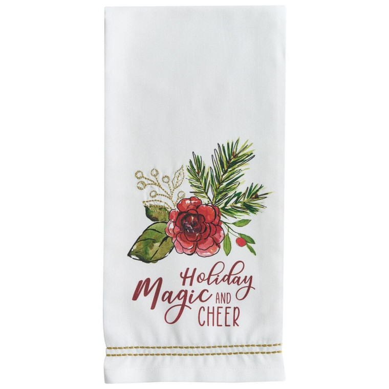Holiday Magic And Cheer Dishtowels - Set of 2