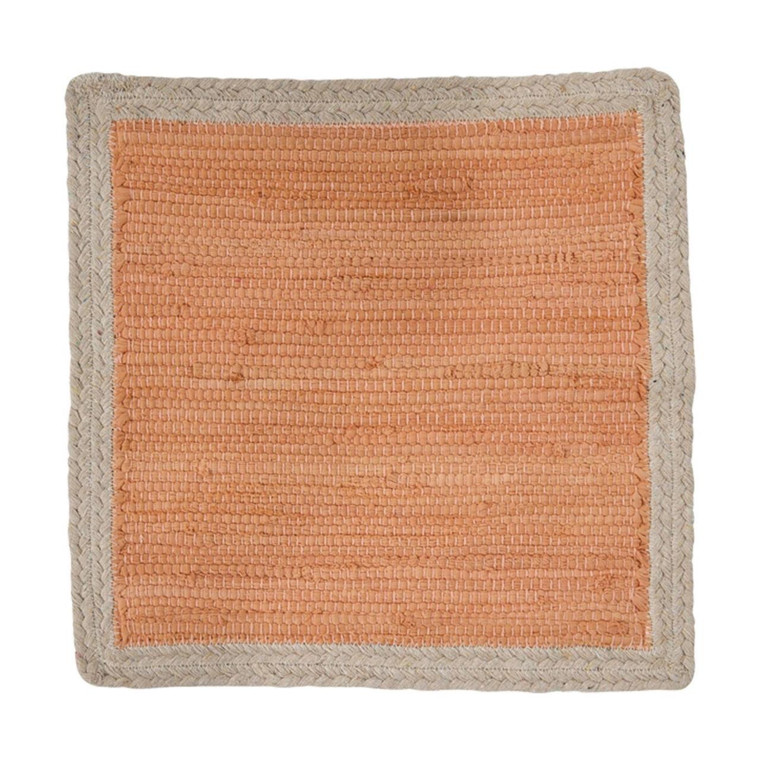 Dune Peach Placemats - Square Set of 2