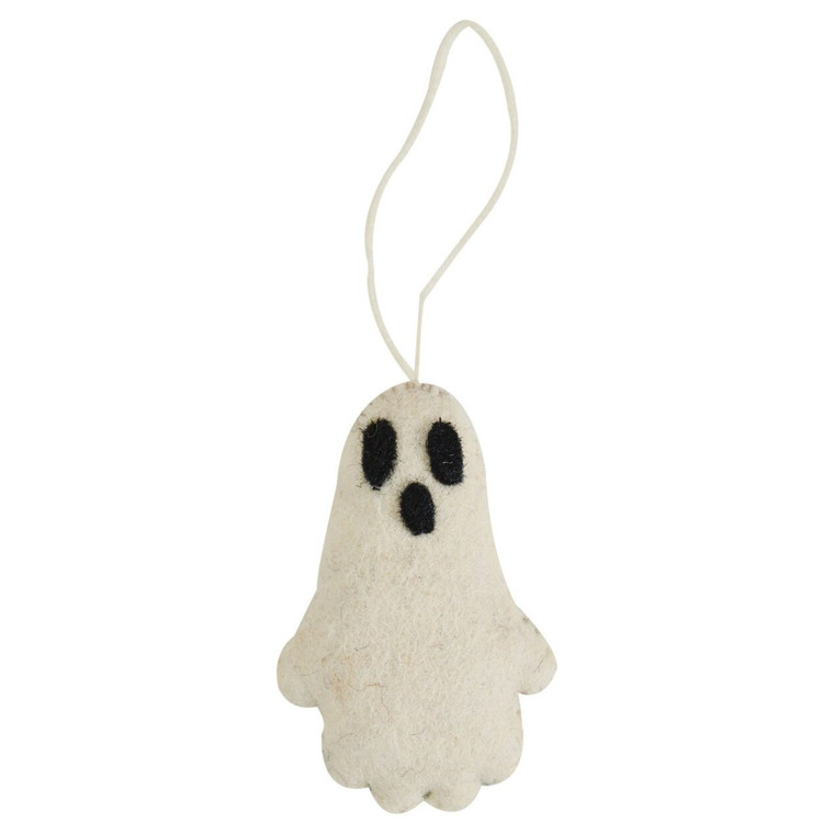 Ghost Felt Ornaments - Set of 2