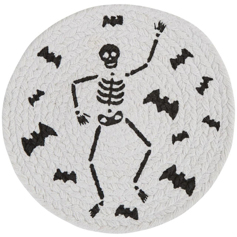 Skeleton Round Trivets - Set of 2 8"