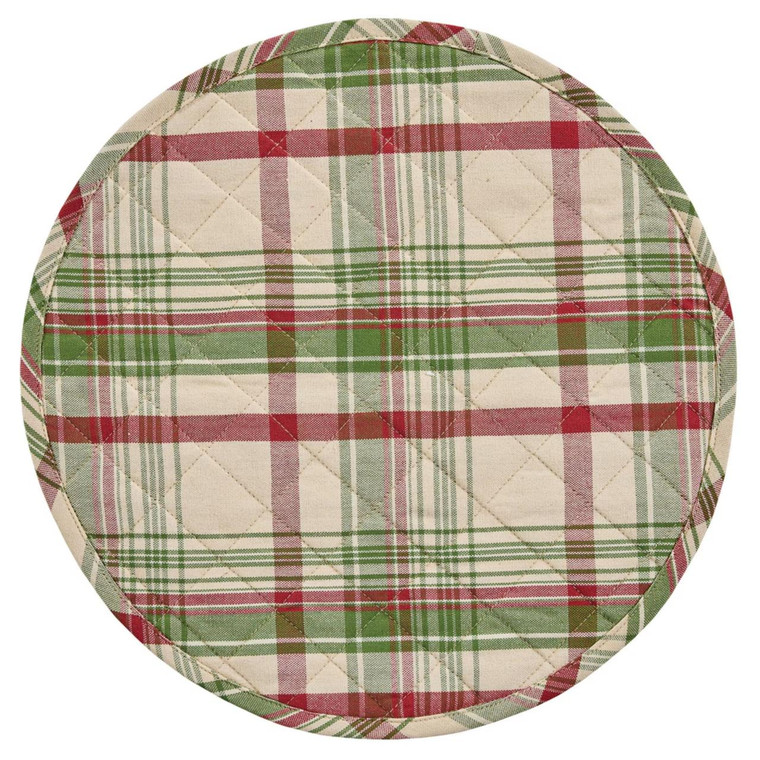 Up On The Housetop Placemats - Quilted Set of 2 15"