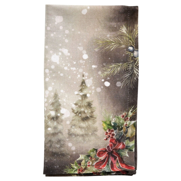Snow Globe Reindeer Napkins - Set of 6