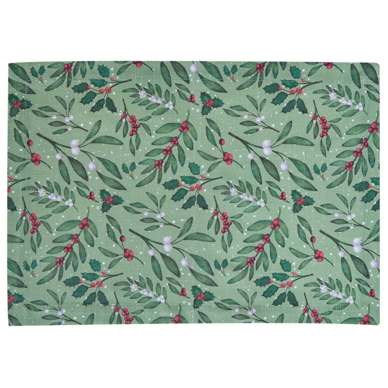 Under The Mistletoe Placemats - Set of 6