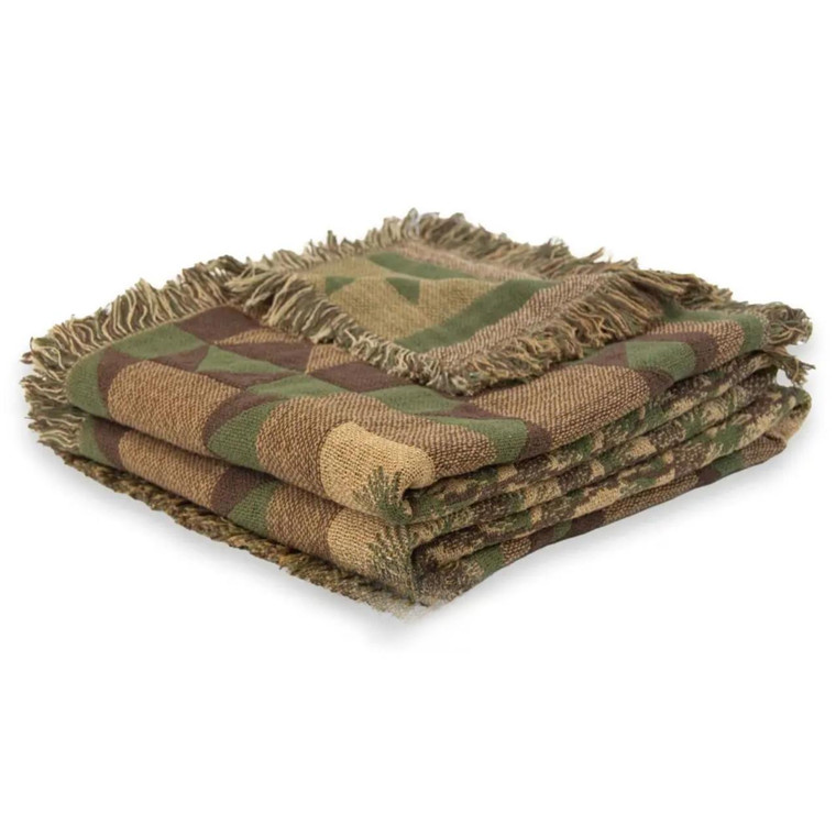 Antique Pine Matelasse Throw