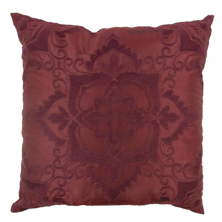 Spice Postage Stamp Pillow - Red