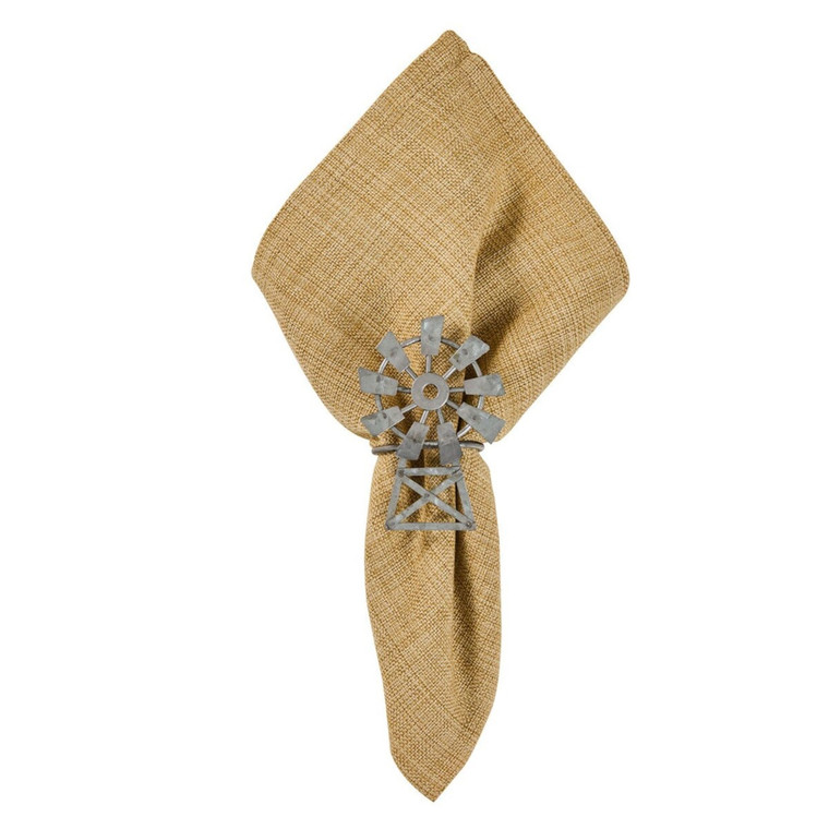 Windmill Napkin Rings - Set of 6