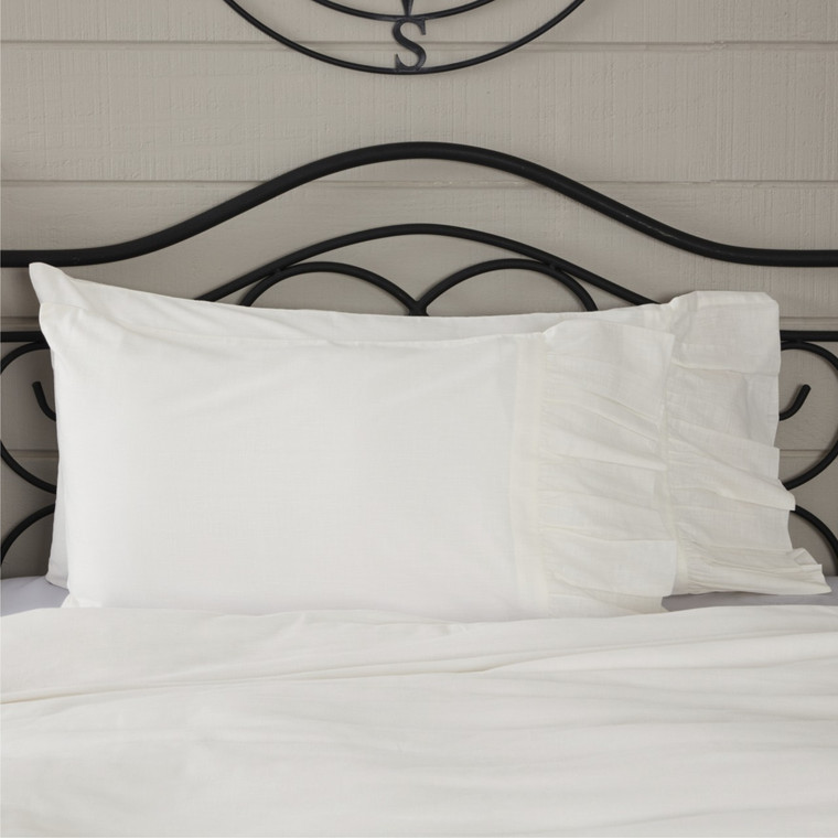 Elizabeth Ruffled King Sham - Set of 2