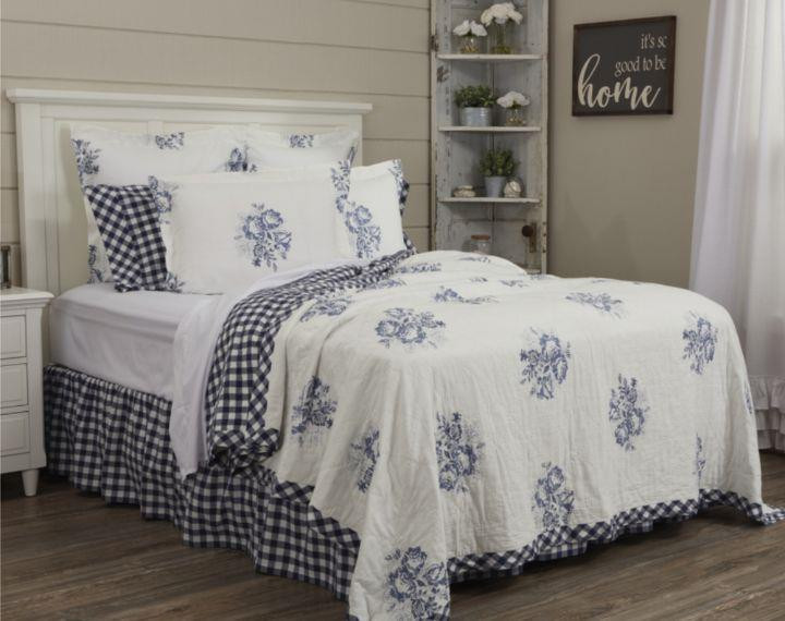 Lydia Blue Bedding Collection