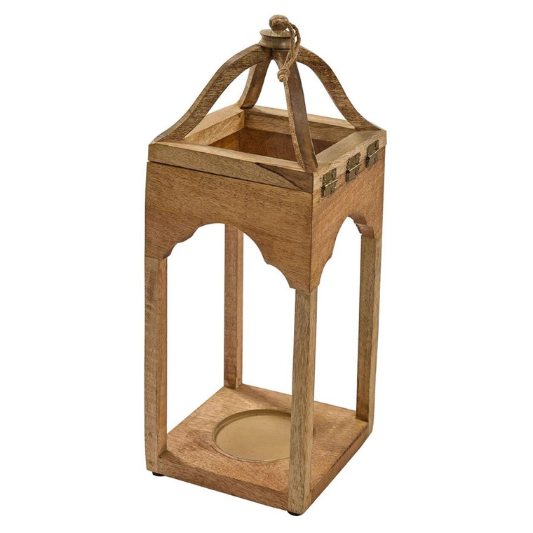 Scalloped Wood Lantern