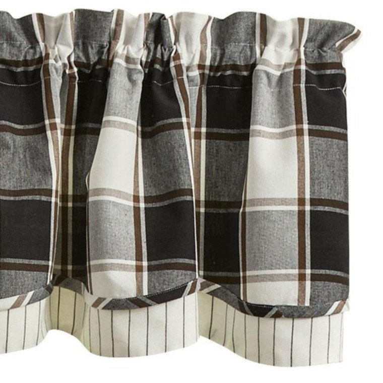 Hixon Lined Layered Valance - 72x16