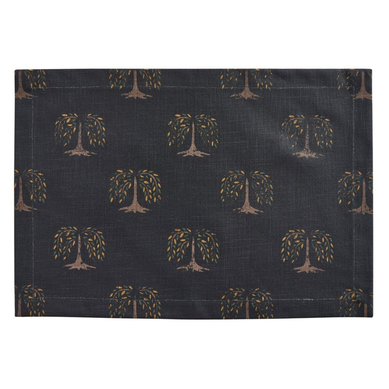 Willow Trees Print Placemats - Set of 6