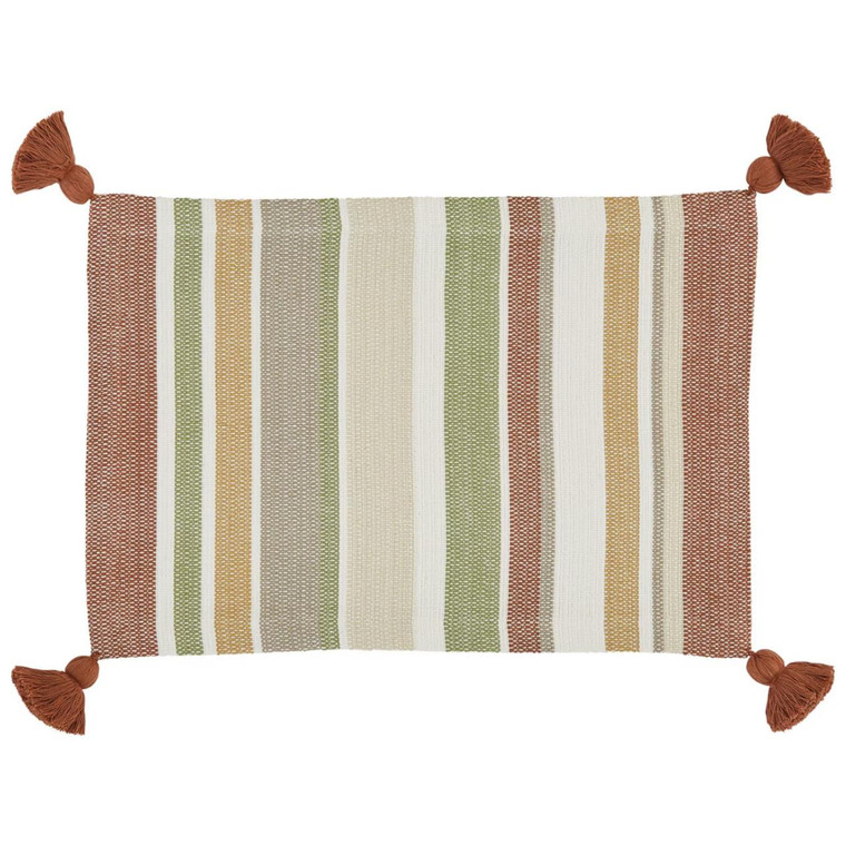 Terra Stripe Placemats - Set of 6