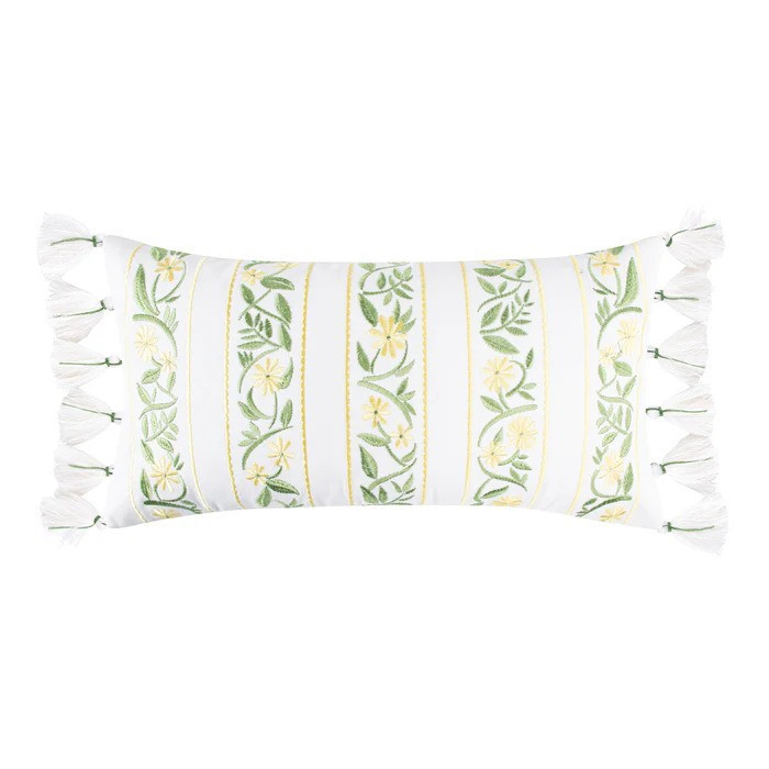 Daffodil Floral Pillow
