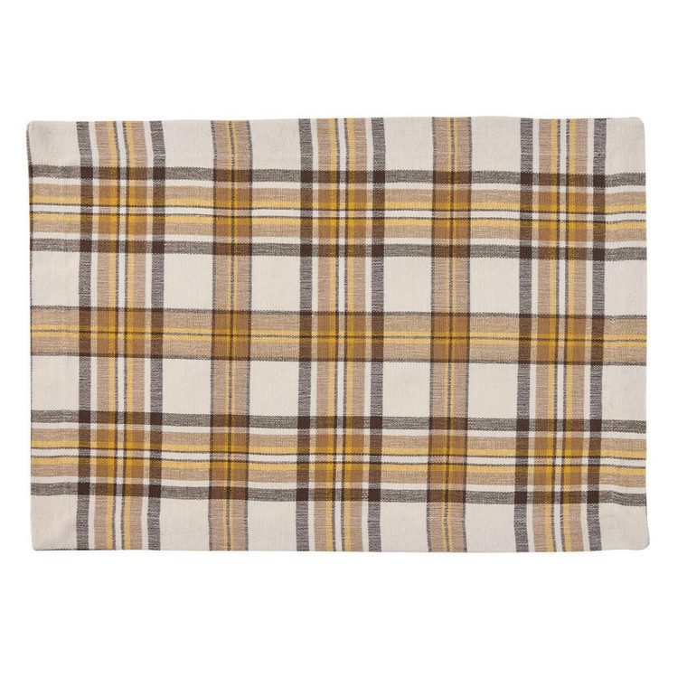 Maize Plaid Placemats - Set of 6