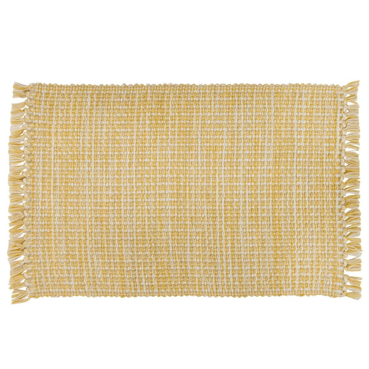 Basketweave Placemats - Goldenrod Set of 6