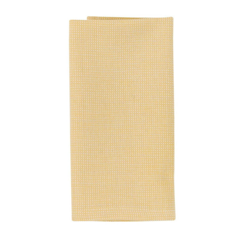 Basketweave Napkins - Goldenrod Set of 6
