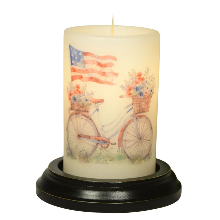 Candle Sleeve - Americana Bike Vanilla