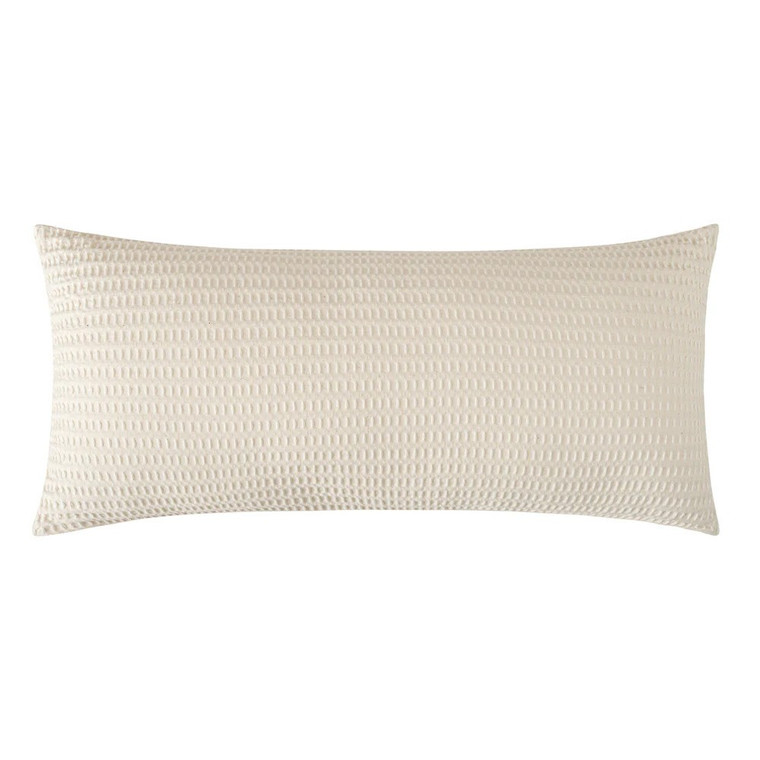 Cloud Waffle Undyed Ivory Pillow