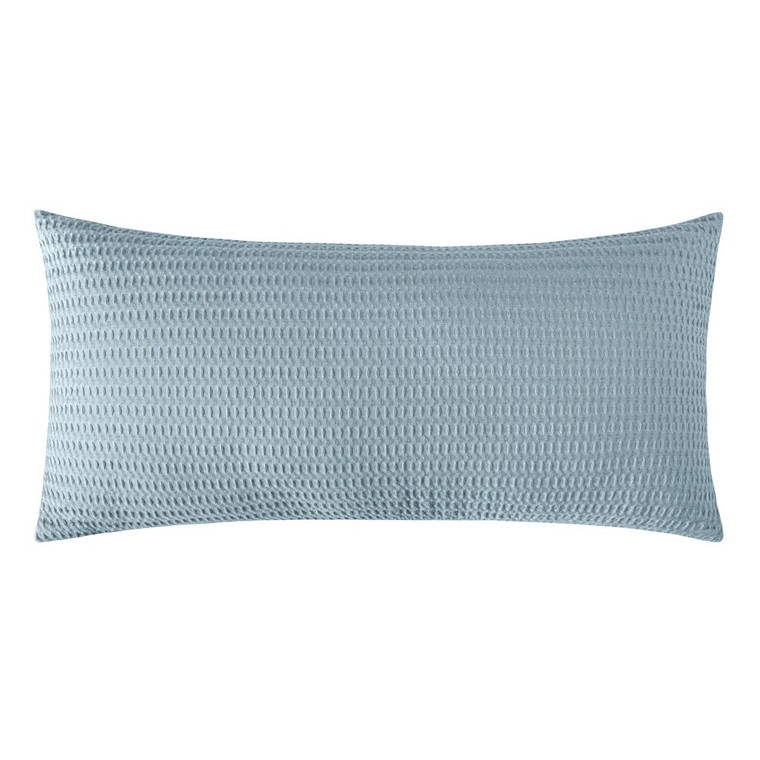 Cloud Waffle Chambray Pillow
