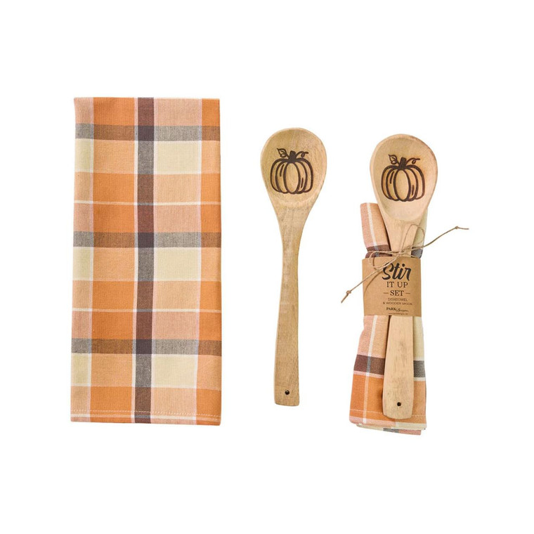 Rustic Fall Porch Stir It Up Set - 2 Pieces