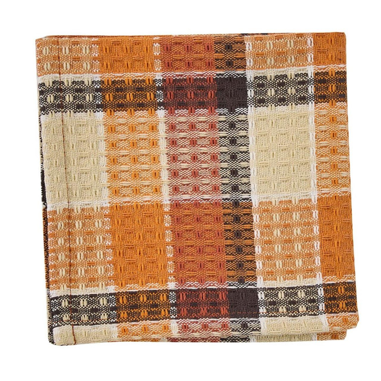 Rustic Fall Porch Waffle Dishcloths - Set of 6