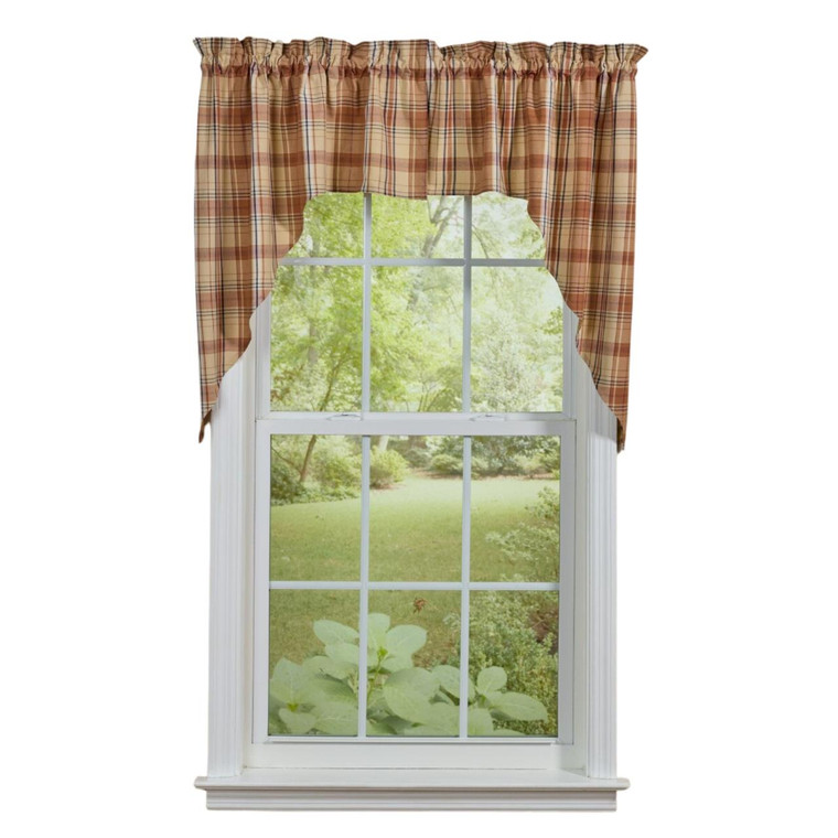 Applewood Plaid Swags - 72x36