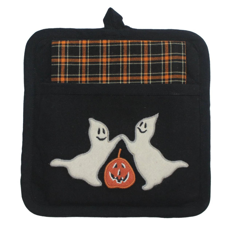 Dancing Ghosts Pocket Potholder Set