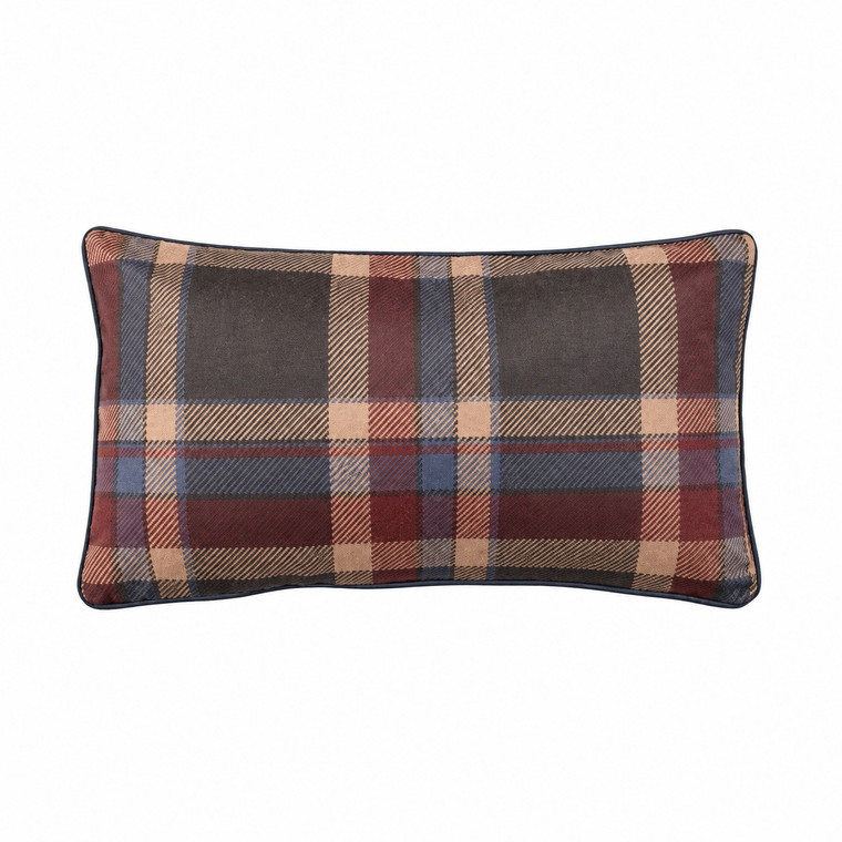 Ranger Plaid Decorative Pillow 12x22