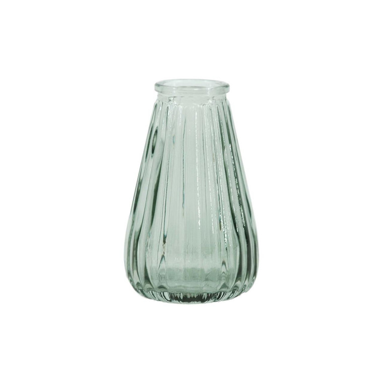 Sage Green Tapered Glass Jar - 2.5x4