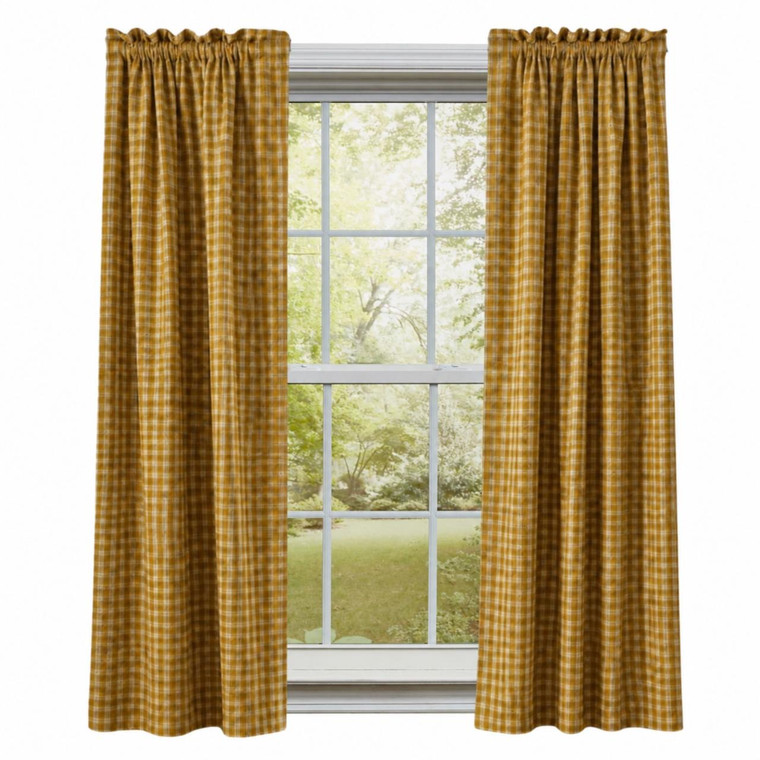 Northbridge Mustard Panels - 72x63