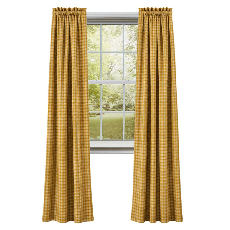 Northbridge Mustard Panels - 84x86