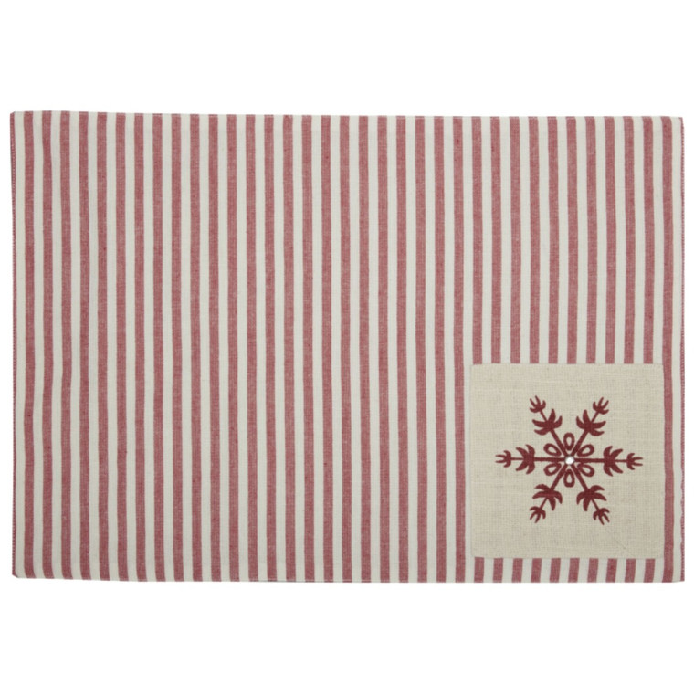 Market Place Natural Snowflake Placemats - Set of 4