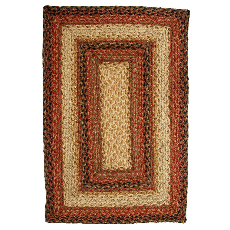Russet Jute Braided Rugs