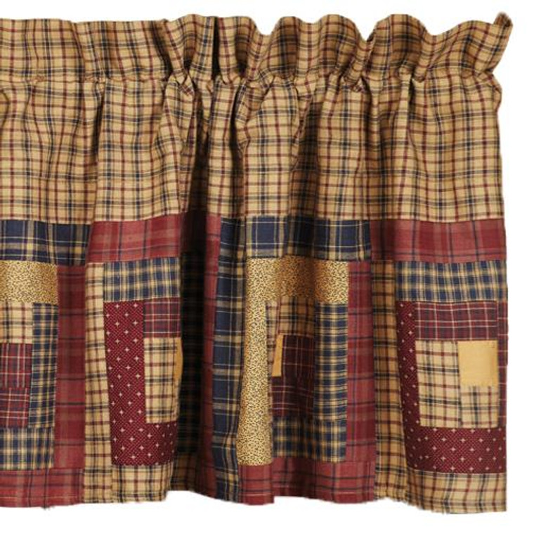 Millsboro Valance - Block Border 72x16