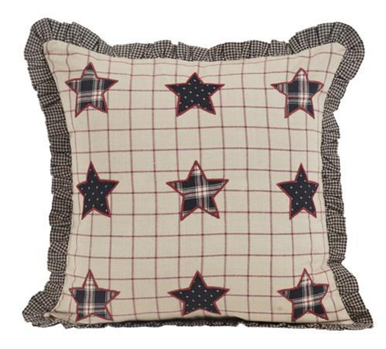 Bingham Star Pillow - 16x16 Fabric Star - 840528152511